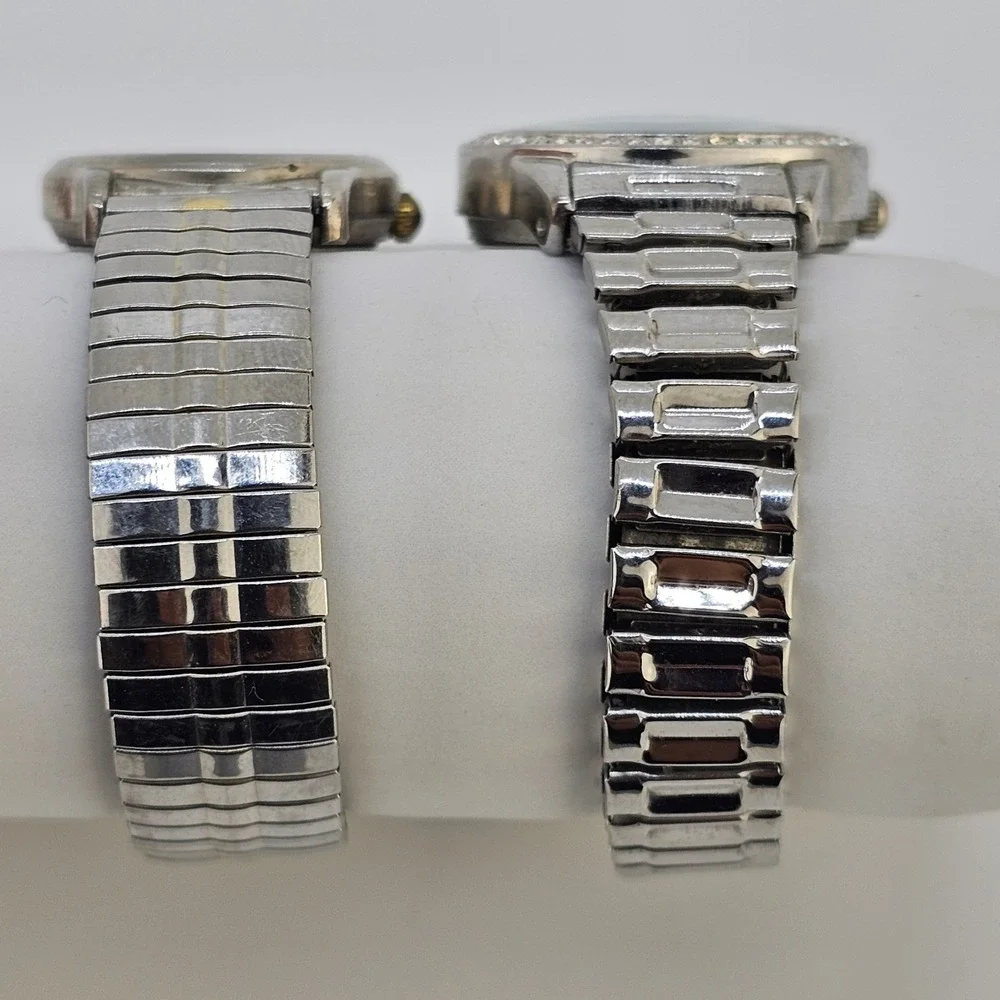 2X Women's Watch‎ 25-28MM Gray Dial Gray Expandable Band 6